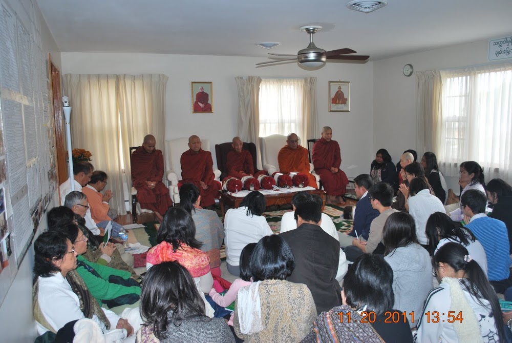 Tazaungdaing Festival Pay Respect To Seniors And Welcoming Ceremony For Daw Dhammesi